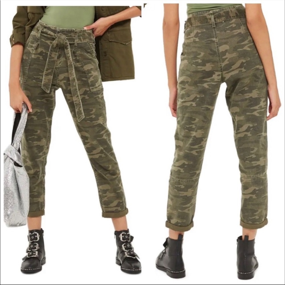 Camo Topshop Pants